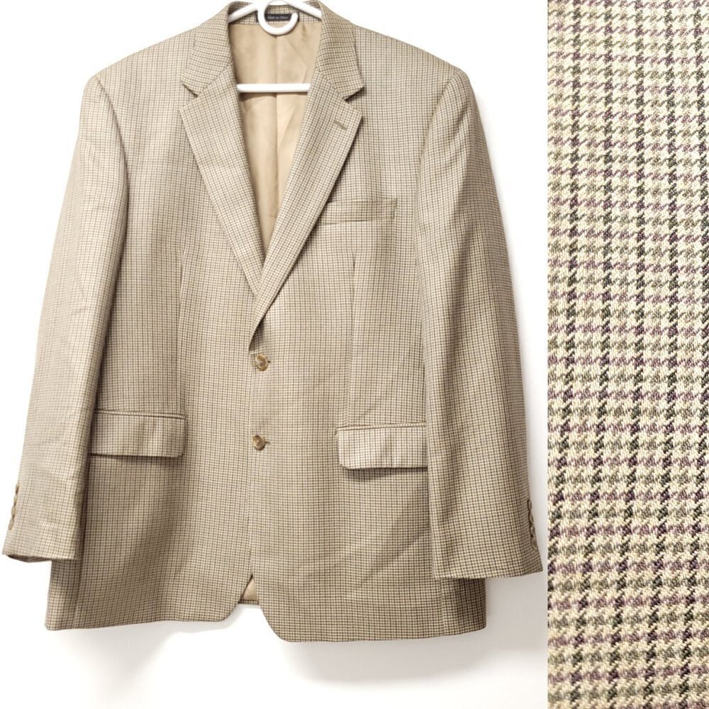 Chaps Mens 100% Silk Blazer Size 42R
